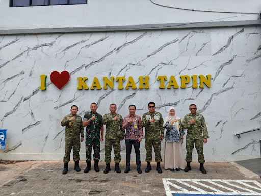Kantor Pertanahan Tapin Terima Kunjungan Pasis Sesko TNI Bahas Karhutla