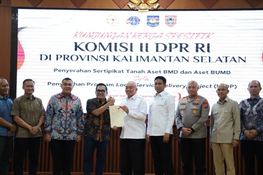 103 Hektare Aset Pemda dan BUMD Kalsel Disertipikatkan