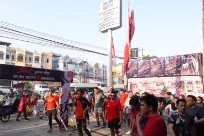 Trio Motor Dukung Fun Run Delima Sutoyo