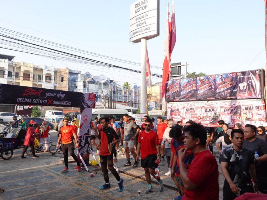 Trio Motor Dukung Fun Run Delima Sutoyo