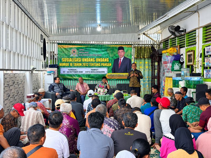 Suripno Sumas Sosialisasikan UU Pangan