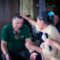 Wakil Bupati Kapuas Dodo saat mengikuti kegiatan tampung tawar dan doa bersama di Desa Lawang Tamang, Kecamatan Mandau Talawang, Kabupaten Kapuas, Sabtu (12/9/2026).