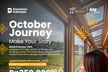 KAI Wisata Hadirkan Kereta Panoramic pada KA Fajar Utama YK Priority dan KA Senja Utama YK Priority, Perjalanan Oktober Makin Berkesan