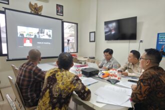 Kantor Pertanahan Tapin Ikuti Rapat Klarifikasi Permohonan Informasi Data Pertanahan