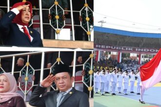 Pimpinan dan Anggota DPRD Barito Utara Ikuti Upacara HUT ke-81 RI