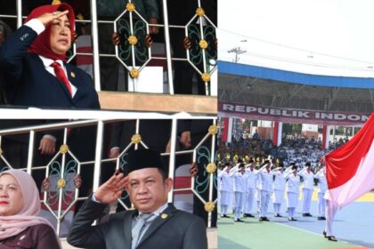 Pimpinan dan Anggota DPRD Barito Utara Ikuti Upacara HUT ke-81 RI