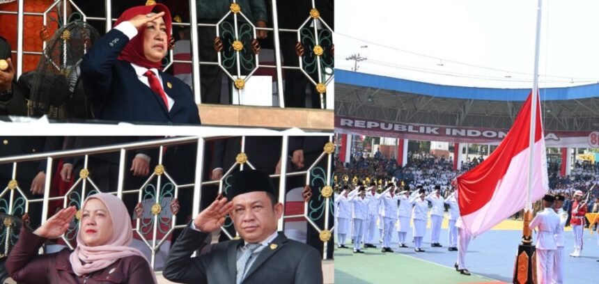 Pimpinan dan Anggota DPRD Barito Utara Ikuti Upacara HUT ke-81 RI