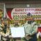 Penandatanganan nota kesepakatan KUA PPAS Tahun Anggaran 2027 dan Persetujuan Bersama Dua Buah Raperda Inisiatif DPRD pada Rapat Paripurna, Jumat (31/7/2026).