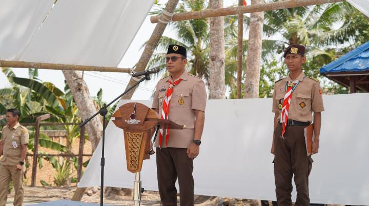 409 Pramuka Ikuti Kemah Bakti Pelajar 2026 di Kotabaru