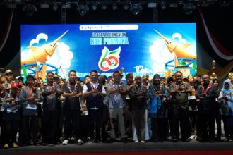 Malam Puncak Hari Pramuka ke-65 di Kotabaru Berlangsung Meriah