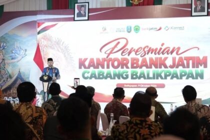 Bank Jatim Buka Cabang di Balikpapan, Rudy Mas’ud Bidik Peluang Ekonomi Kaltim