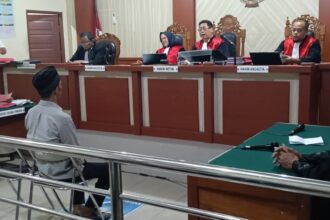 Sidang kasus dugaan penganiayaan dengan terdakwa Wahyu Sehendro