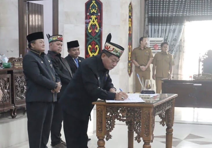 DPRD Kabupaten Kapuas Gelar Rapat Paripurna Penandatanganan Nota Kesepakatan KUA-PPAS TA 2027
