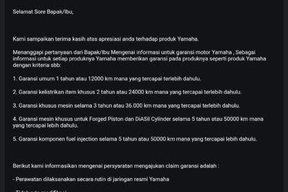 Kampas Ganda NMAX Turbo Habis di 4.500 Km, Yamaha Jelaskan Garansi, Konsumen Masih Menunggu Kepastian