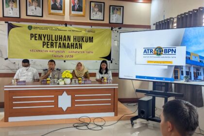Kantor Pertanahan Tapin Edukasi Warga Hatungun tentang Hukum Pertanahan