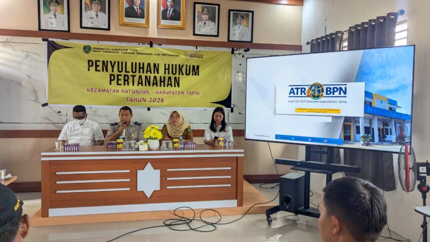 Kantor Pertanahan Tapin Edukasi Warga Hatungun tentang Hukum Pertanahan